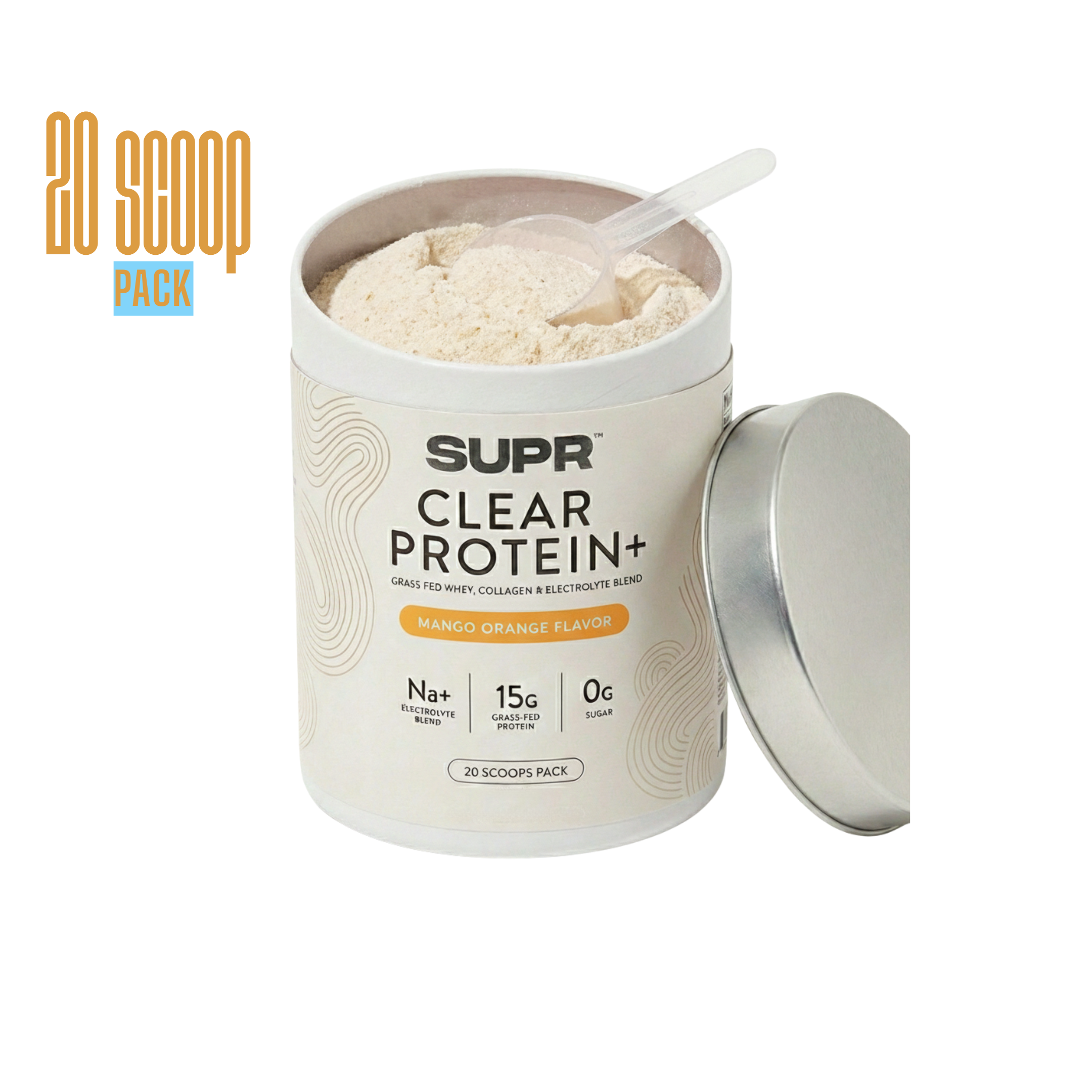 SUPR Clear Whey Isolate Powder Box