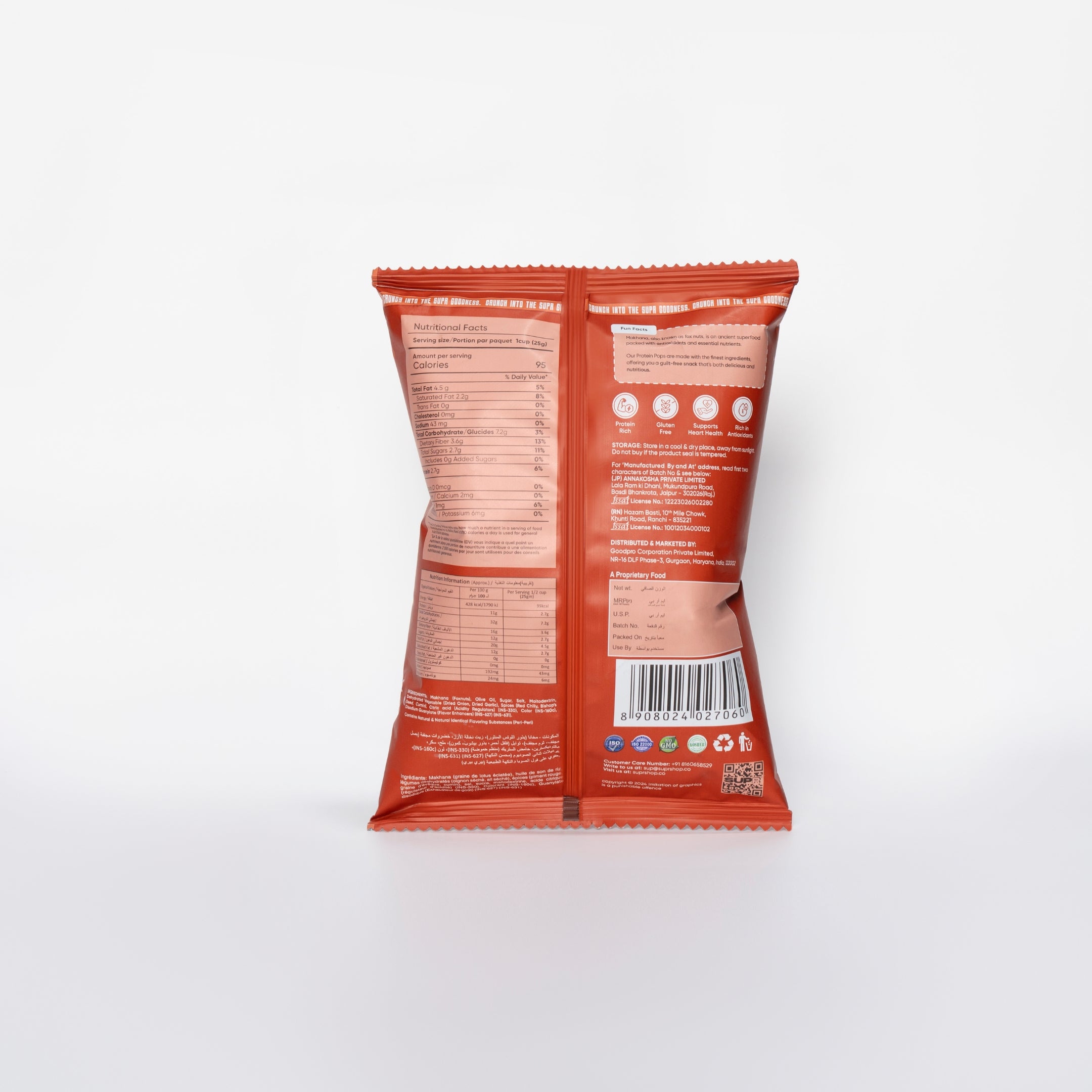 SUPR Makhana Fiery Peri (Multipack)
